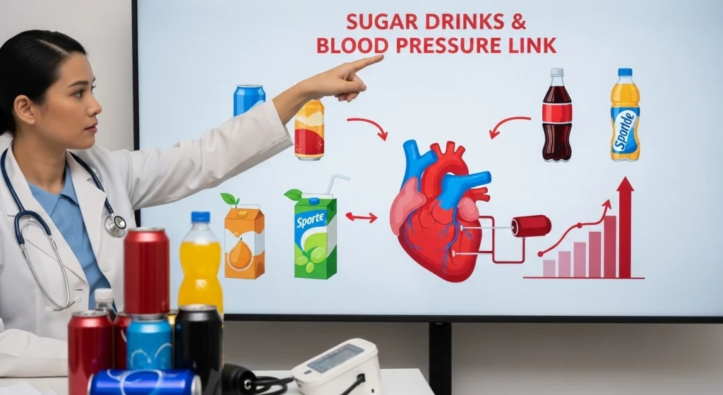 Sugar Drinks Associated With Higher Blood Pressure